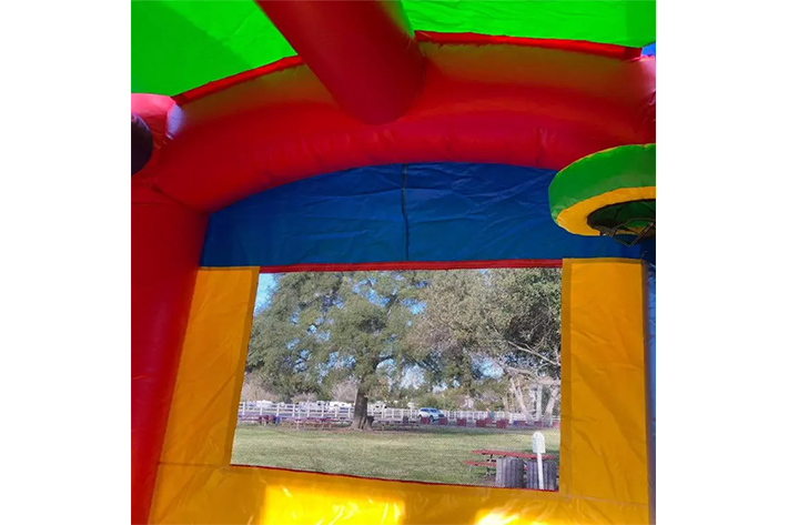 Pink inflatable bounce house FWZ280