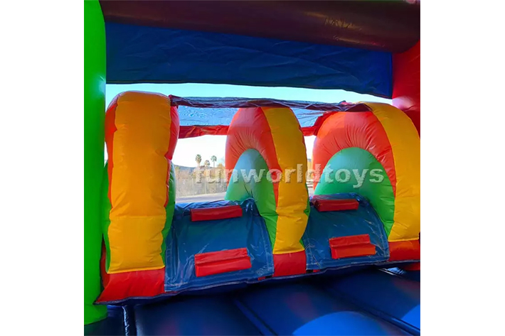 Pink inflatable bounce house FWZ280