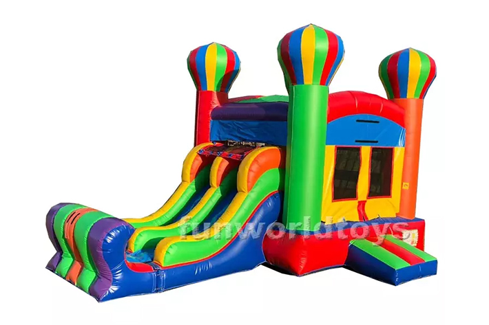 Pink inflatable bounce house FWZ280