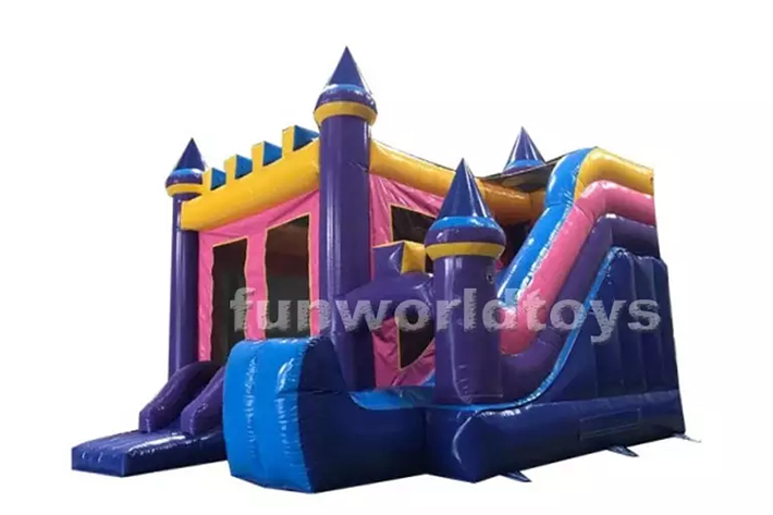 Mini Combo Jumping Castle with slide FWZ374