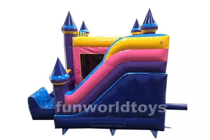 Mini Combo Jumping Castle with slide FWZ374