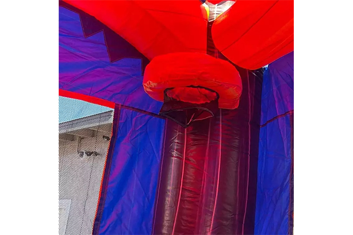 Dual lane inflatable bouncing castles combo FWZ275