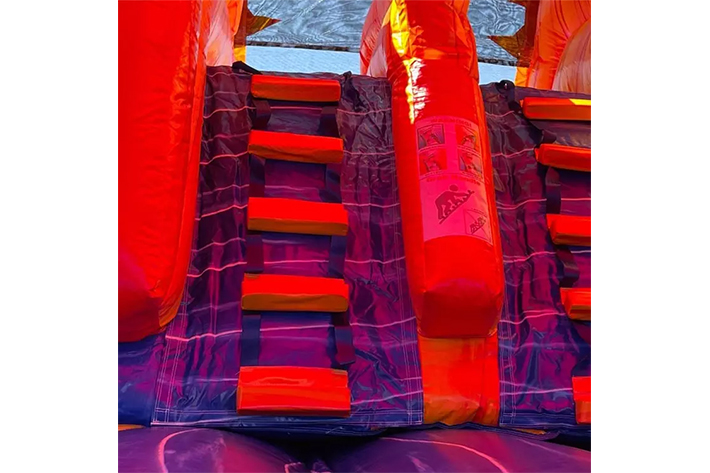 Dual lane inflatable bouncing castles combo FWZ275