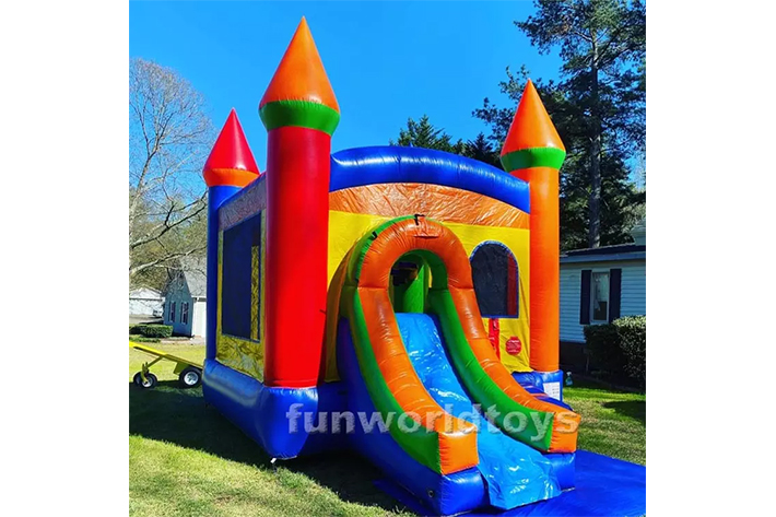 Kids inflatable moonwalk bouncer castle jumping FWZ273