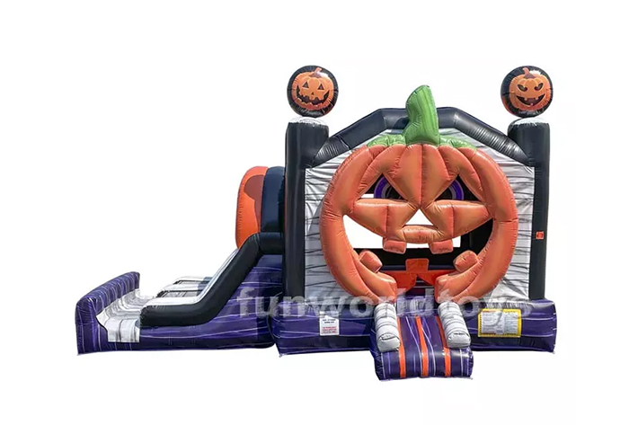 Inflatable bouncer jumping castle slide FWZ268