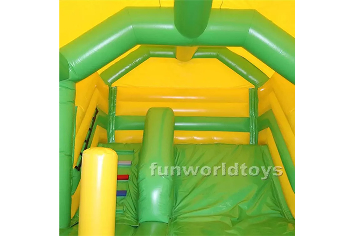 Outdoor rental inflatable castle bounce house with slide FWZ373