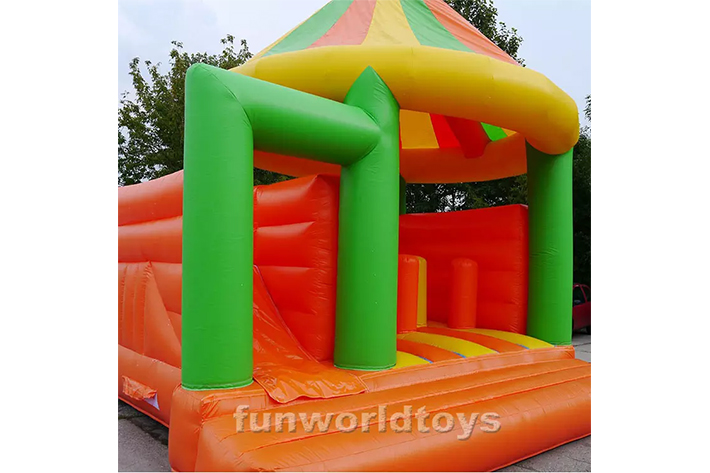 Circus inflatable bouncers with slide FWZ291