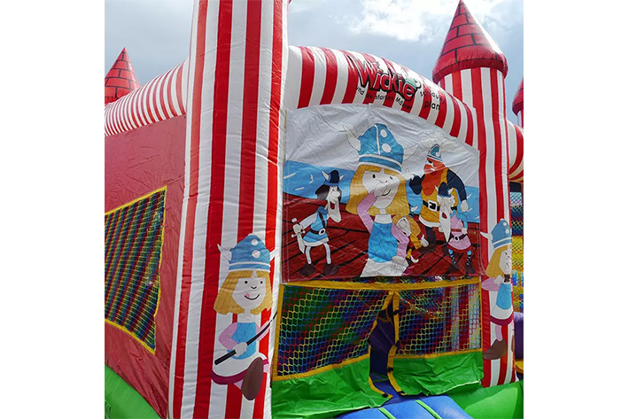 Wickie inflatable bouncers with slide FWZ371