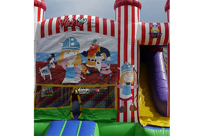 Wickie inflatable bouncers with slide FWZ371