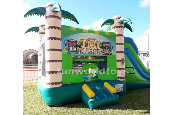 Inflatable Tiki bounce combo house FWZ289