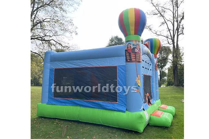Inflatable balloon bounce house with slide FWZ287