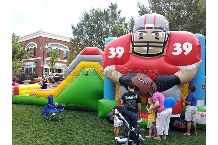 Inflatable Football Player Bounce House FWC295