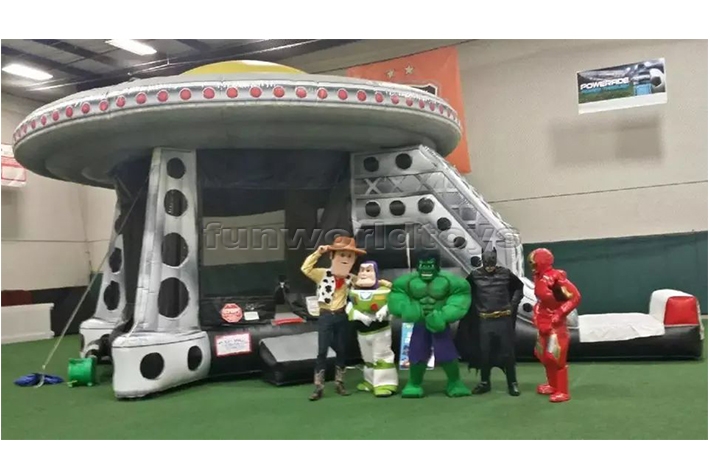 Inflatable Jumping Ufo Spaceship Bouncer FWZ363
