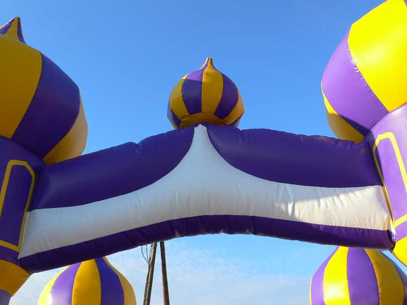 Inflatable Pastel Bounce House FWC285
