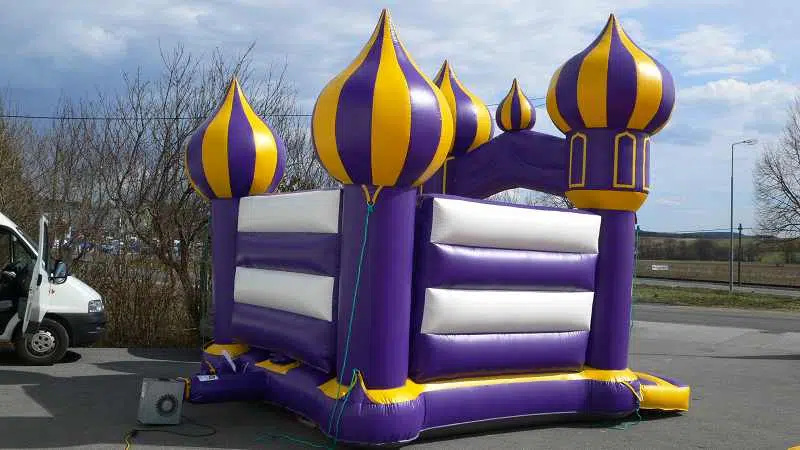 Inflatable Pastel Bounce House FWC285