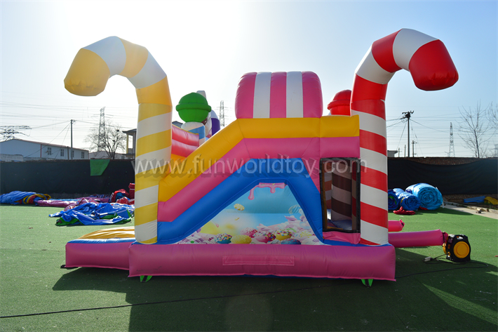 Inflatable Candy Bouncy Slide​ FWC384