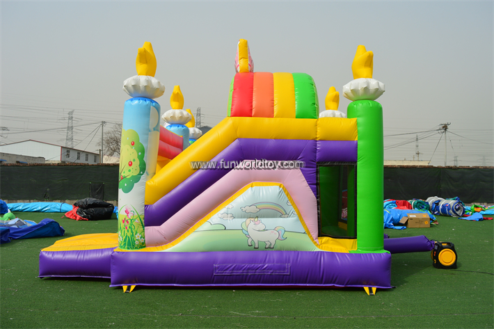 Unicorn Combo Slide Castle FWZ389
