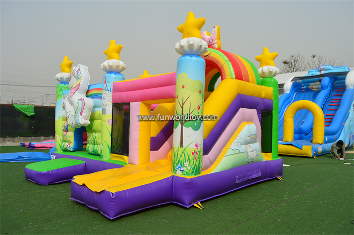 Unicorn Combo Slide Castle FWZ389