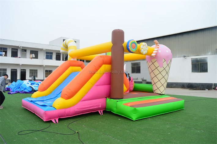 Ice Cream Jumping Castle FWC387