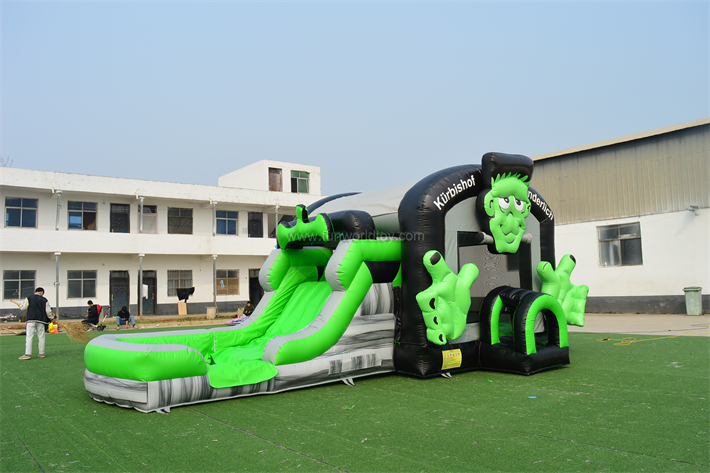 Corpse Bounce House With Slide FWZ401