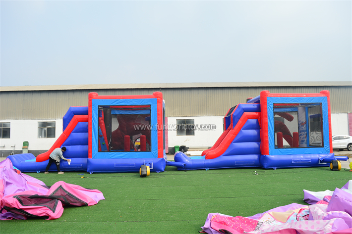 Spider Man Bounce House Slide Combo FWZ404