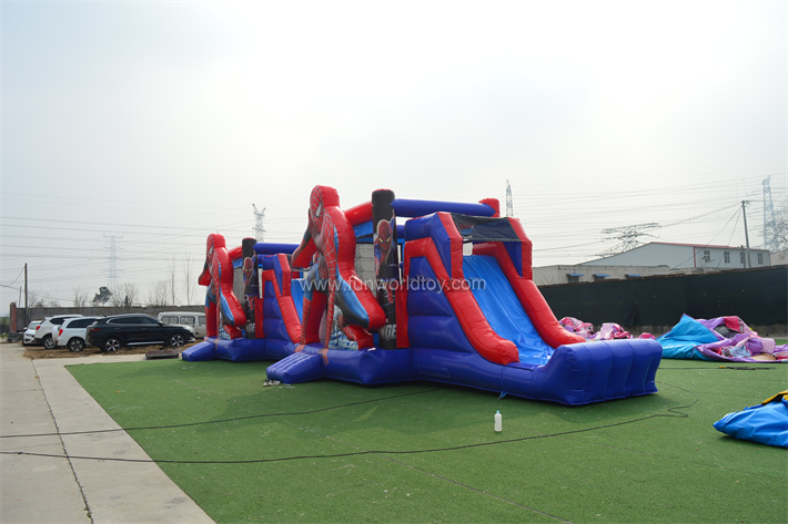 Spider Man Bounce House Slide Combo FWZ404