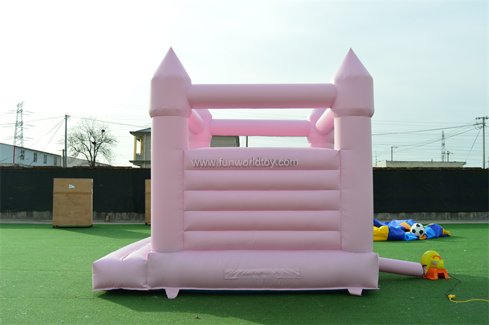 Inflatable Pink Wedding Bounce House FWW48