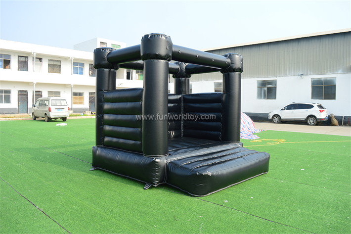 Black Wedding Bounce House FWW50