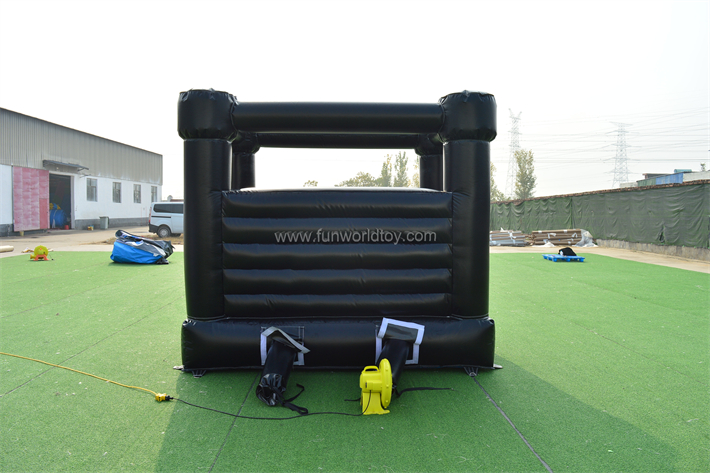 Black Wedding Bounce House FWW50