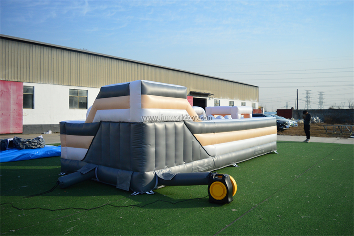 White And Grey Inflatable Fun City  FWF133