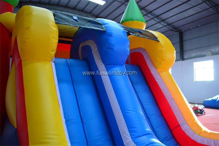 Inflatable Trampoline With Slide FWZ422