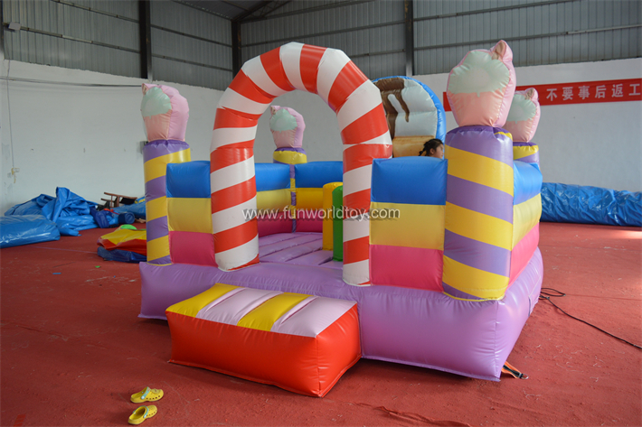 Ice Cream Trampoline Castle FWC397