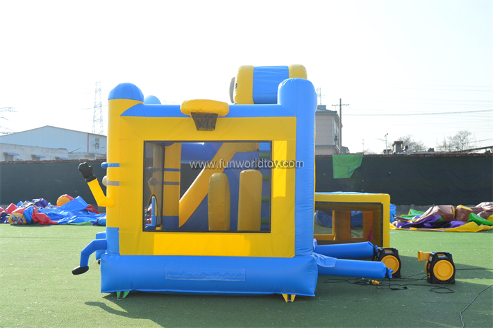 Minions Bounce House With Slide FWZ406
