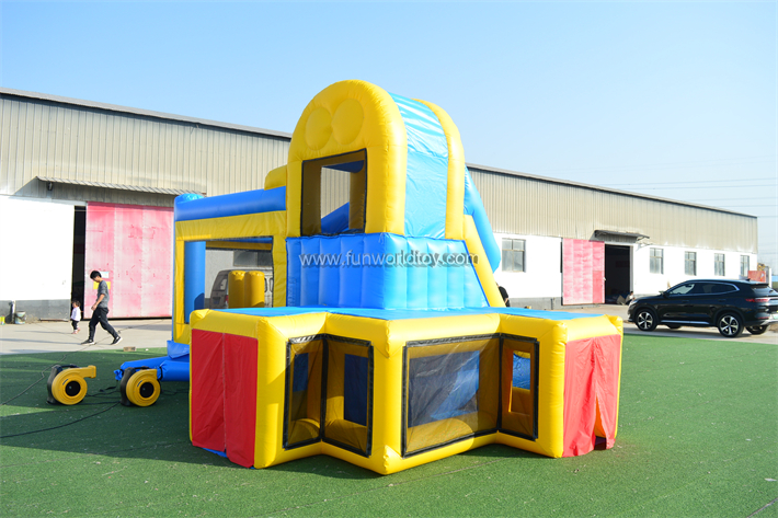 Minions Bounce House With Slide FWZ406