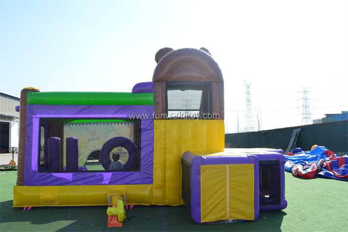 Masha and the Bear Bounce House Slide Combo FWZ408