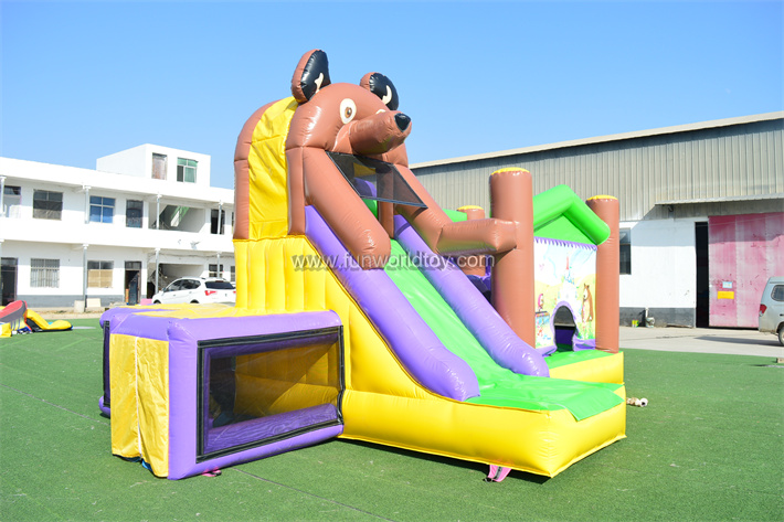 Masha and the Bear Bounce House Slide Combo FWZ408