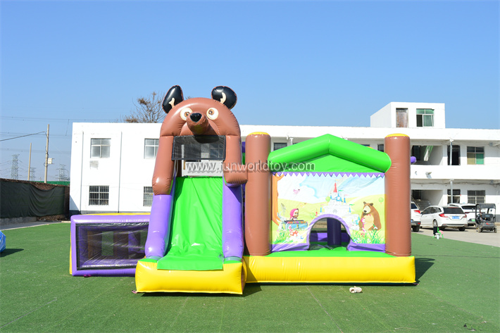 Masha and the Bear Bounce House Slide Combo FWZ408