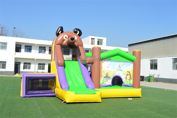 Masha and the Bear Bounce House Slide Combo FWZ408