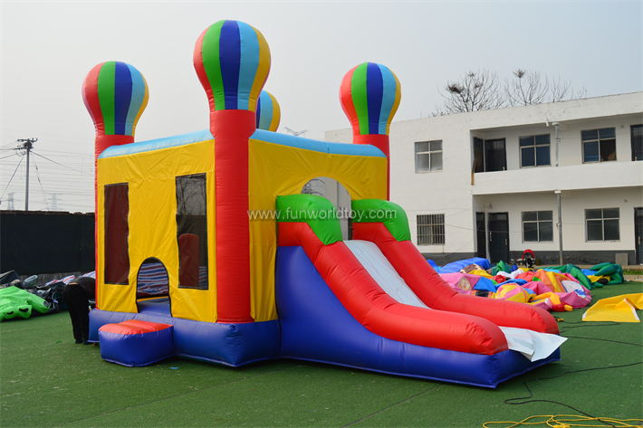 Ballon Inflatable Bounce House With Slide FWZ409