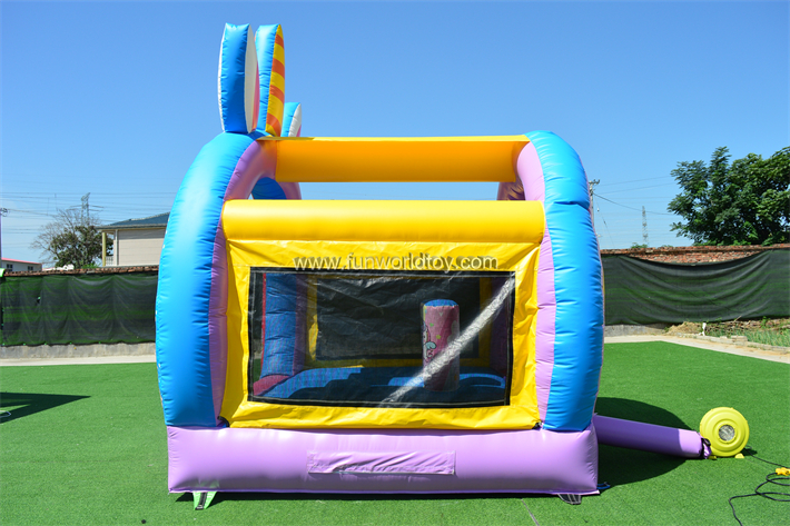 Cute Unicorn Bounce House FWC398