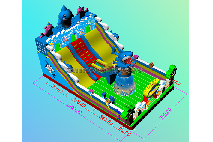 Underwater World Inflatable Fun City FWND32