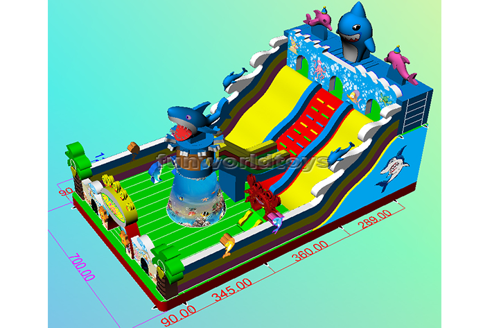 Underwater World Inflatable Fun City FWND32