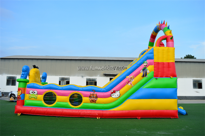 Cartoon Inflatable Fun City FWF152