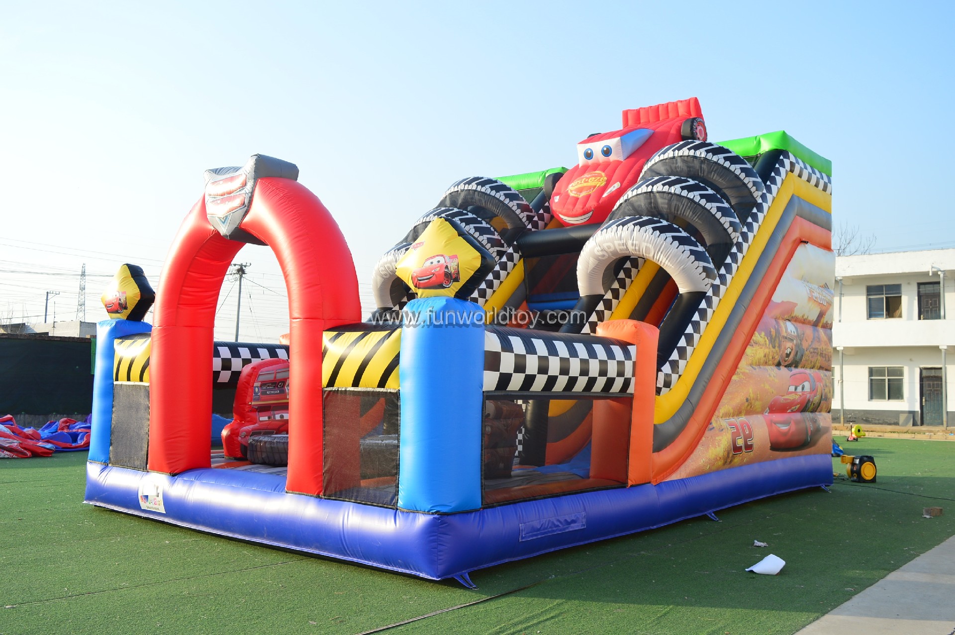 Cars Lightning McQueen Inflatable Funcity FWF126