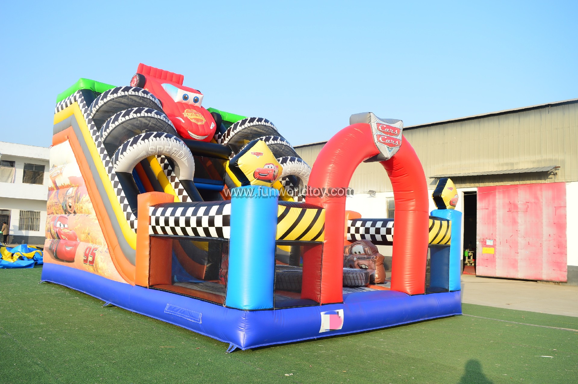 Cars Lightning McQueen Inflatable Funcity FWF126