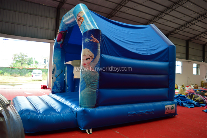 Frozen Olaf Bounce House With Slide FWC404