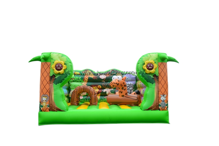 Inflatable Zoo Trampoline Park FWF158
