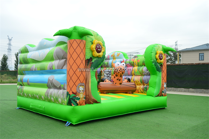 Inflatable Zoo Trampoline Park FWF158