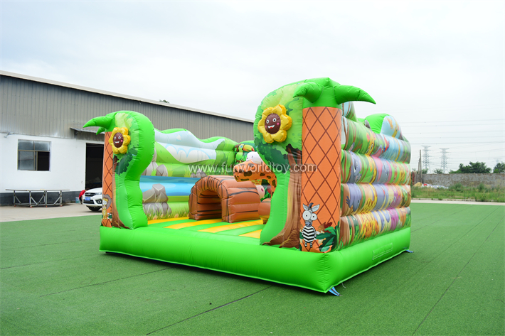 Inflatable Zoo Trampoline Park FWF158