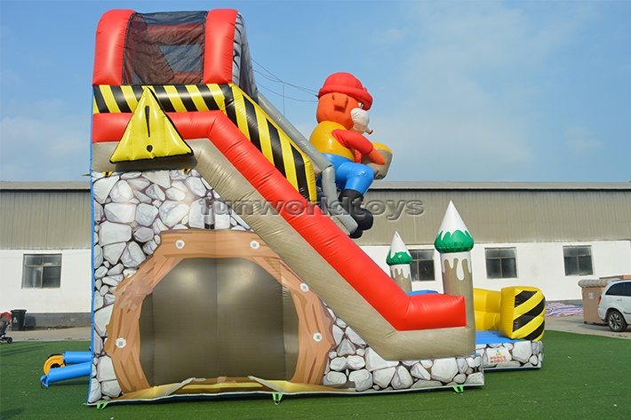 Maintenance Worker Themed Dry Slide